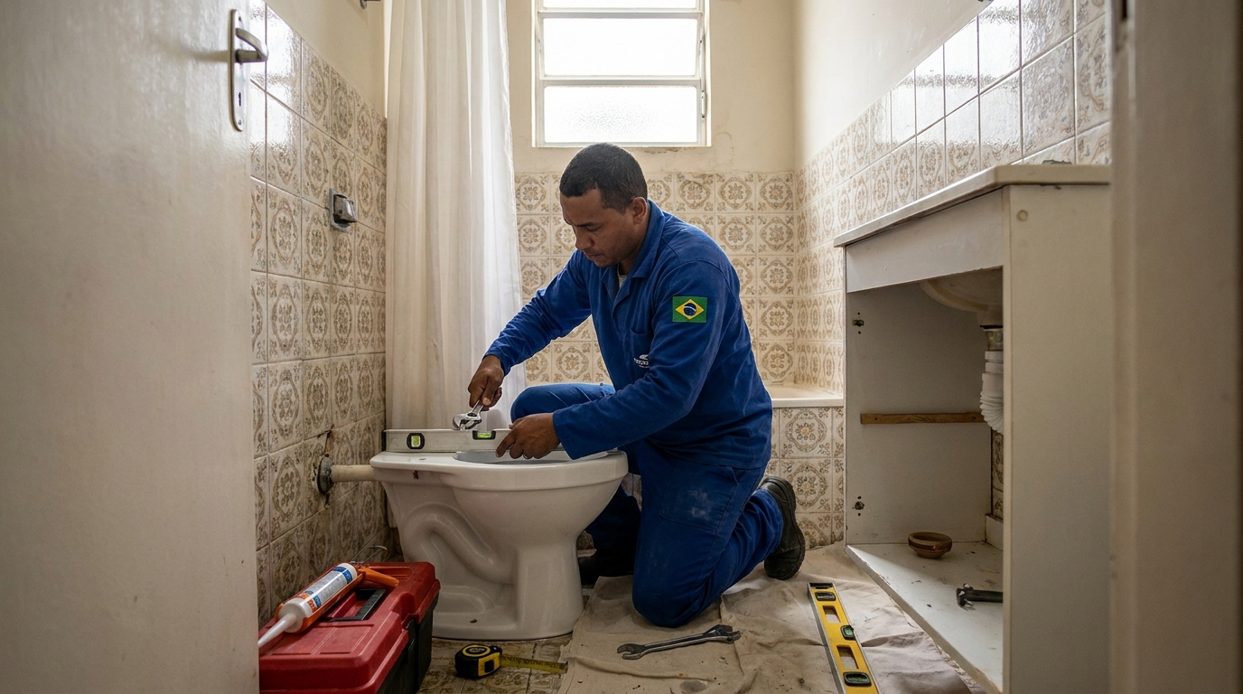 Ajuste de Base e Vedação no Ambai, Nova Iguaçu‑RJ